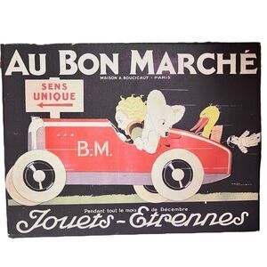 Au Bon Marche’ Department Store Advertising Wall Art